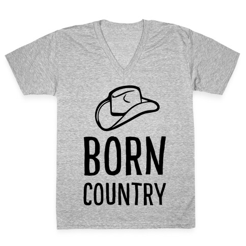 Born Country V-Neck Tee Shirt