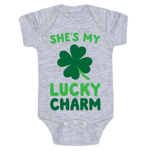 She's My Lucky Charm Baby One-Piece