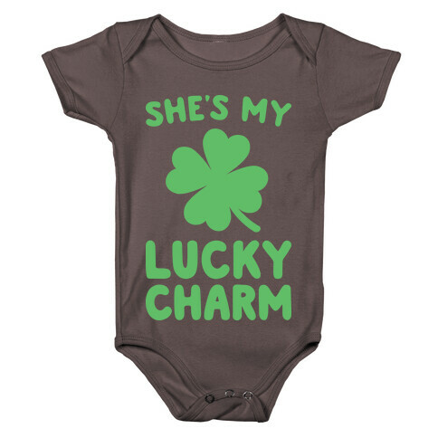She's My Lucky Charm Baby One-Piece