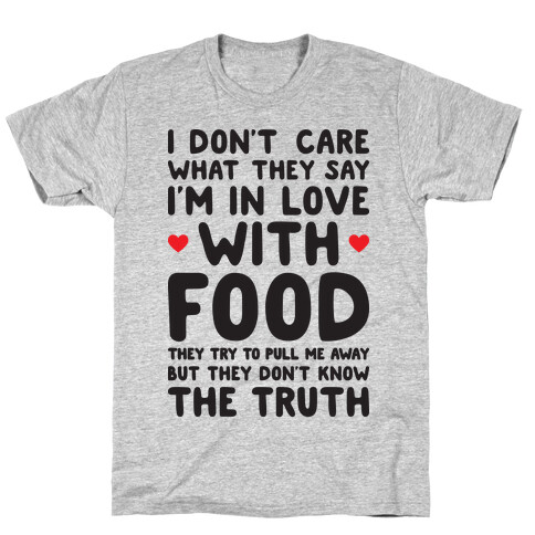 Bleeding Love For Food T-Shirt