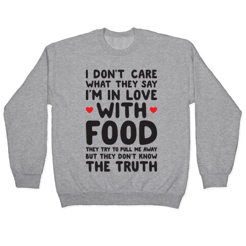 Bleeding Love For Food Pullover