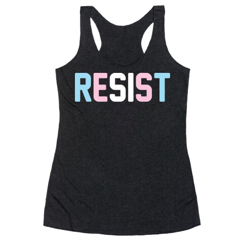 Transgender Resist Racerback Tank Top