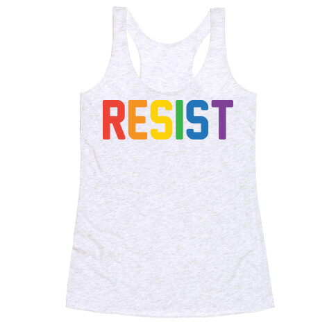 LGBTQ+ Resist Racerback Tank Top