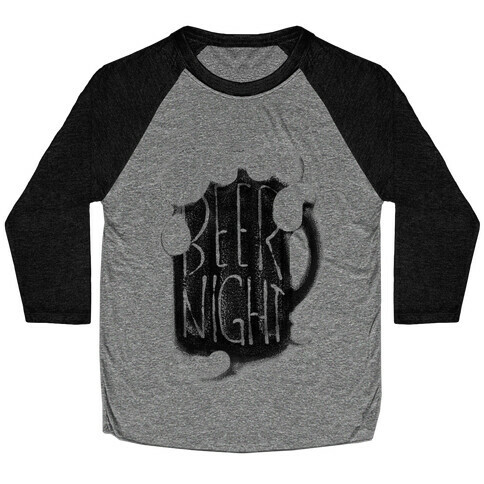 Beer Night Baseball Tee