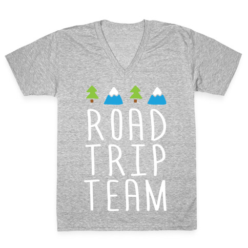 Road Trip Team V-Neck Tee Shirt