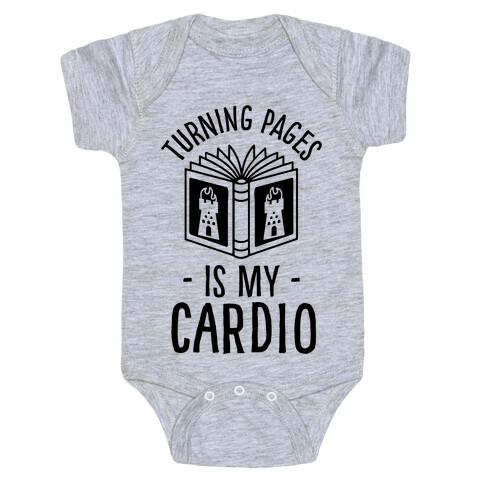 Turning Pages Is My Cardio Baby One-Piece