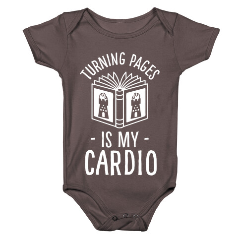 Turning Pages Is My Cardio Baby One-Piece