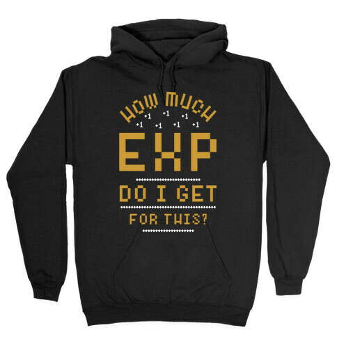 How Much EXP Do I Get For This Hooded Sweatshirt