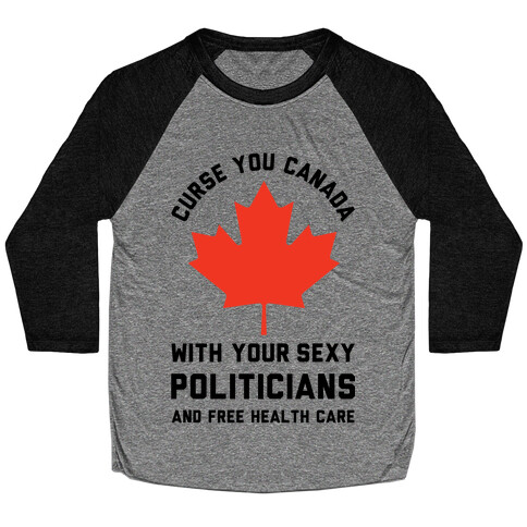 Curse You Canada Baseball Tee