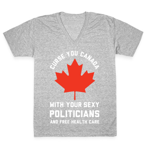 Curse You Canada V-Neck Tee Shirt