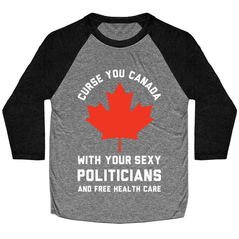 Curse You Canada Baseball Tee