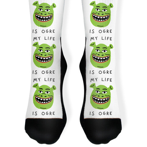 Shrek Meme Crew Socks