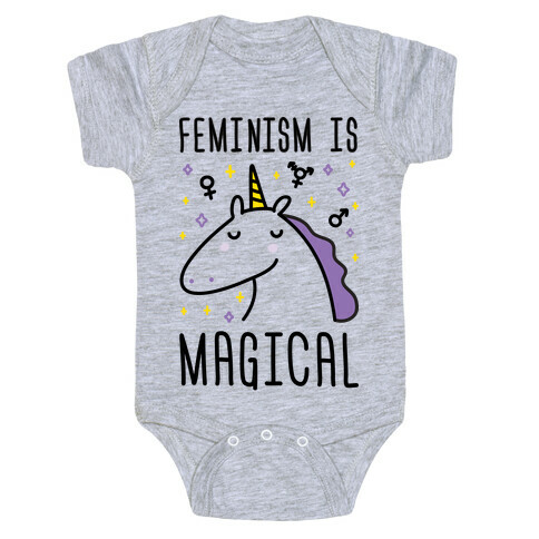 Feminism Is Magical Baby One-Piece