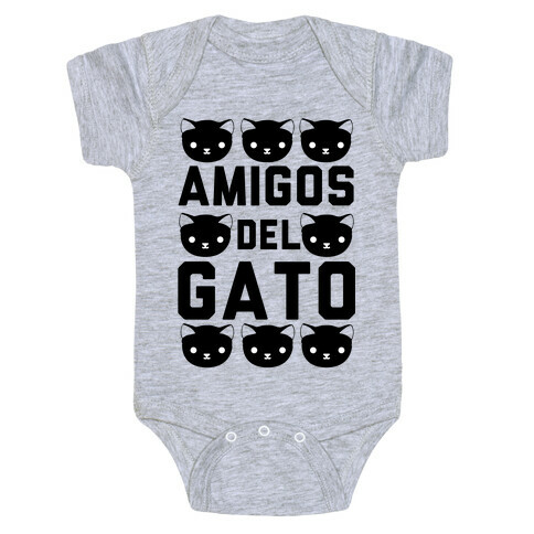 Amigos Del Gato Baby One-Piece