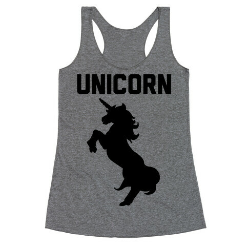 Unicorn Sisters Pair 1 Racerback Tank Top