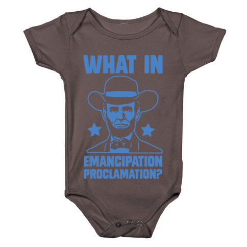 What in Emancipation Proclamation? Blue Baby One-Piece