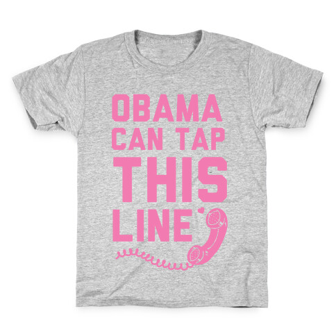 Obama Can Tap this Line Kids T-Shirt
