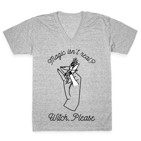 Witch Please V-Neck Tee Shirt