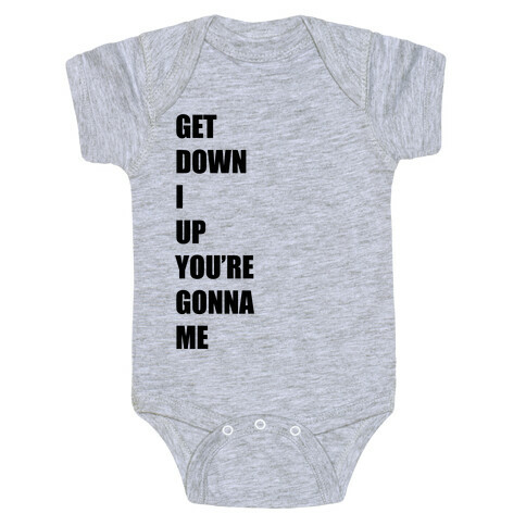 I Get Knocked Down Pair 2 Baby One-Piece