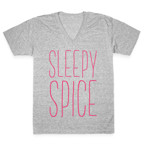 Sleepy Spice V-Neck Tee Shirt