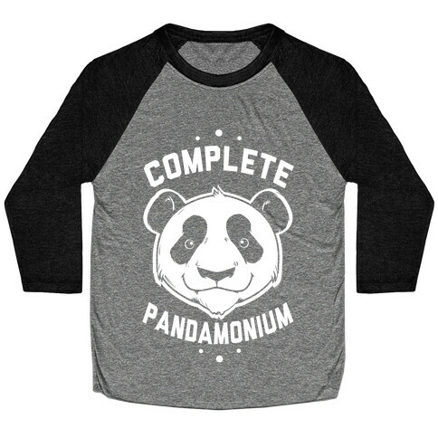 Complete Pandamonium Baseball Tee