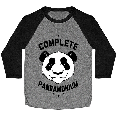 Complete Pandamonium Baseball Tee