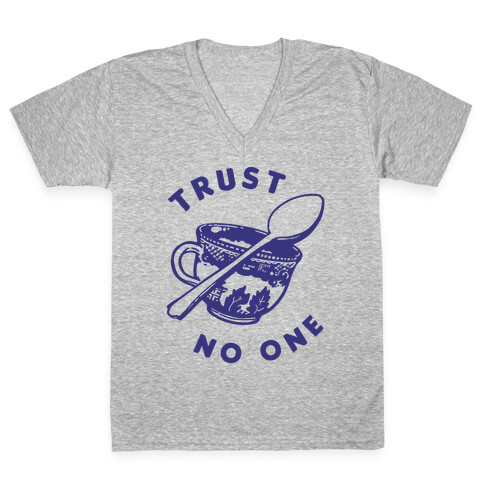 Trust No One V-Neck Tee Shirt