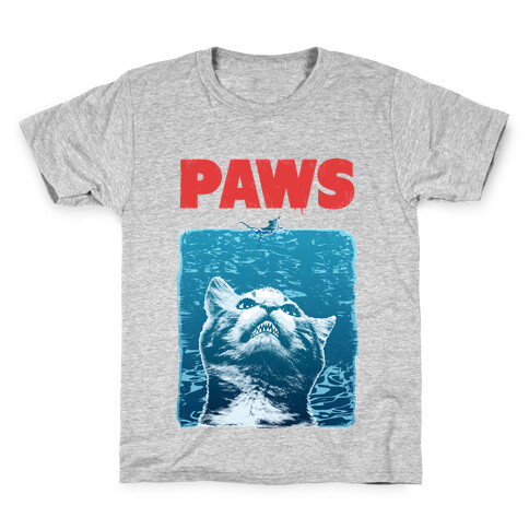 PAWS (Vintage Parody) Kids T-Shirt