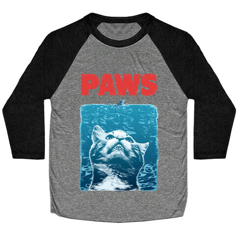 PAWS (Vintage Parody) Baseball Tee