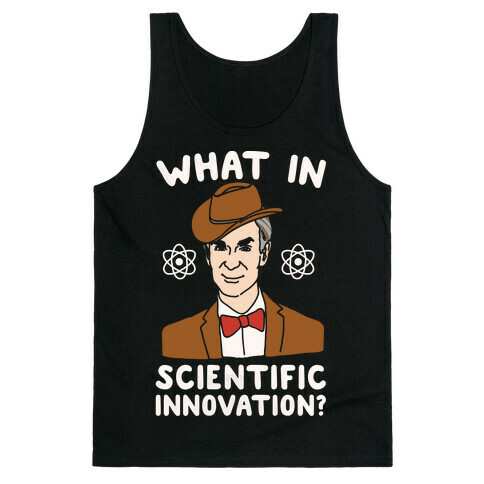 What In Scientific Innovation White Print Tank Top