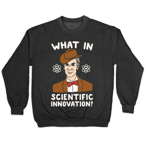 What In Scientific Innovation White Print Pullover