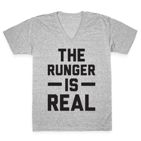 The Runger Is Real V-Neck Tee Shirt