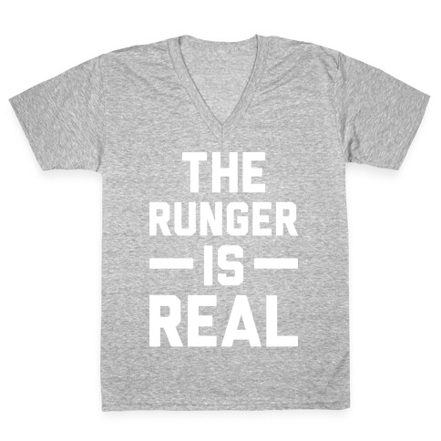 The Runger Is Real V-Neck Tee Shirt