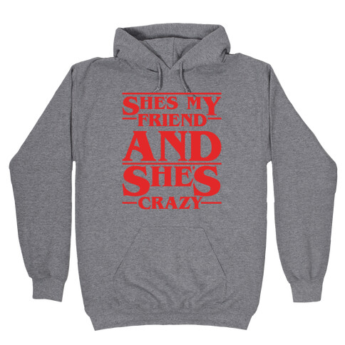 She's My Friend And She's Crazy Pair Shirt Hooded Sweatshirt