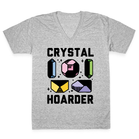 Crystal Hoarder V-Neck Tee Shirt