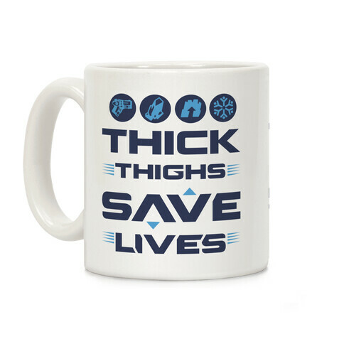 Thick Thighs Mei Coffee Mug