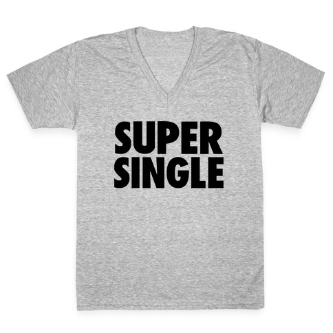 Super Single V-Neck Tee Shirt