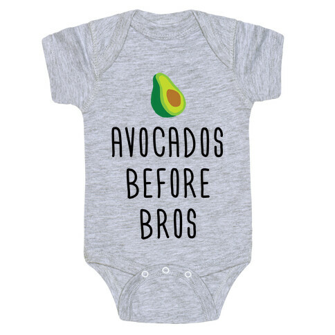 Avocados Before Bros Baby One-Piece