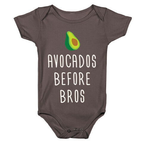 Avocados Before Bros Baby One-Piece