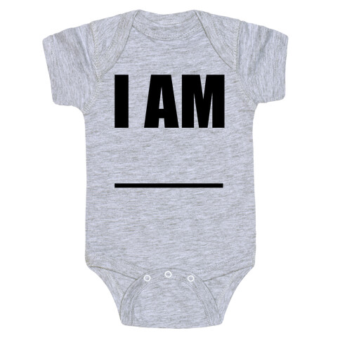 I Am Pair 2 Baby One-Piece