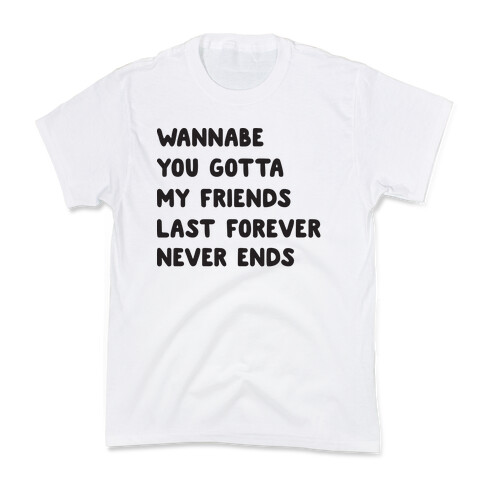 Wannabe Pair 2 Kids T-Shirt