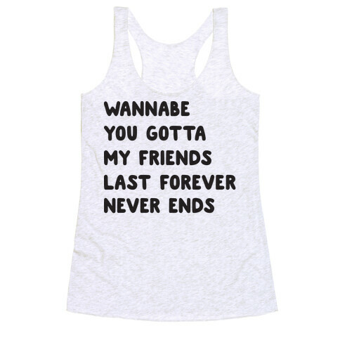 Wannabe Pair 2 Racerback Tank Top