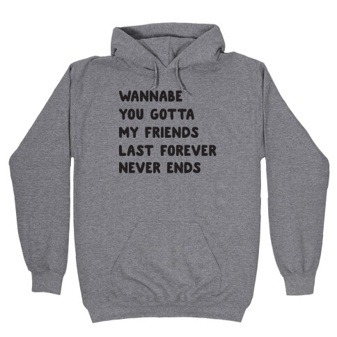 Wannabe Pair 2 Hooded Sweatshirt