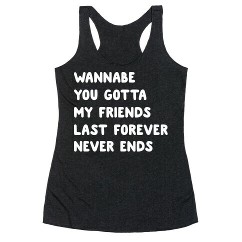 Wannabe Pair 2 Racerback Tank Top