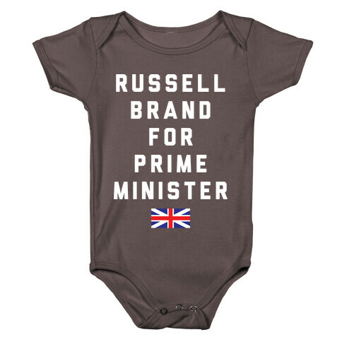 Russell Brand For Prime Minister Baby One-Piece