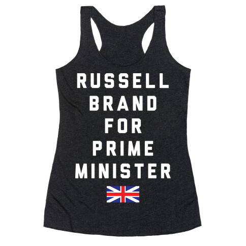 Russell Brand For Prime Minister Racerback Tank Top
