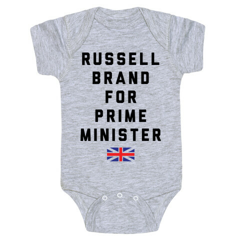 Russel Brand For Prime Minister Baby One-Piece