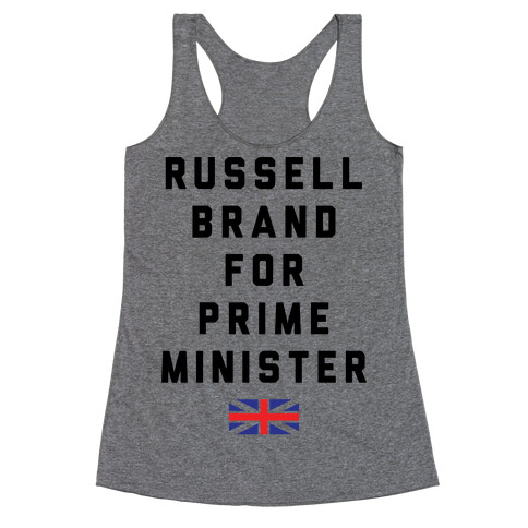 Russel Brand For Prime Minister Racerback Tank Top