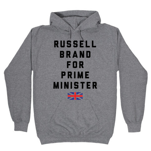 Russel Brand For Prime Minister Hooded Sweatshirt