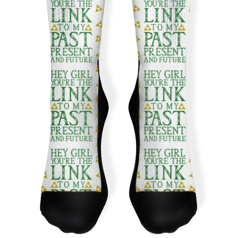 Hey Girl You're the Link to my Past Sock